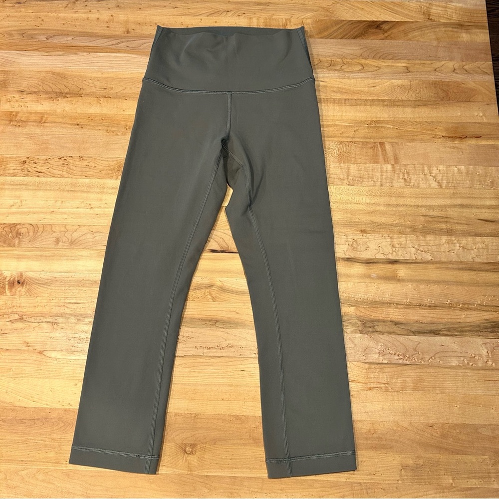 Lululemon Athletica Gray High-Waisted Leggings